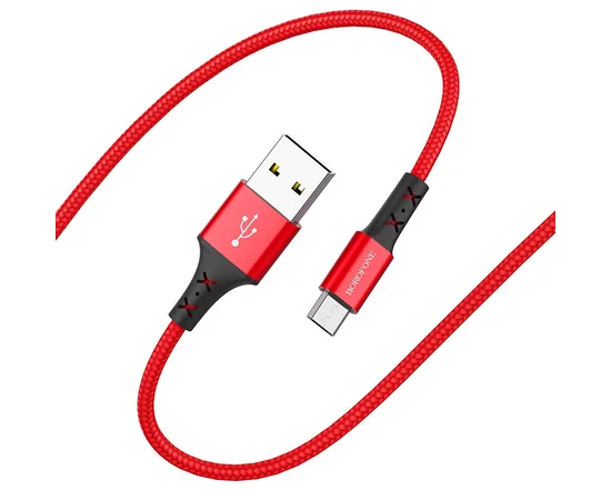 Дата кабель Borofone BX20 Enjoy USB to MicroUSB (1m) Красный