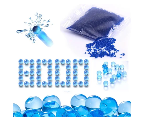 Гидрогелевые шарики (орбизы) 8000 шт. упаковка Blue