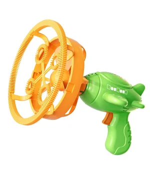Пистолет для мыльных пузырей H035 Bubble Gun с пропеллером 2in1 + bottle 250ml Green
