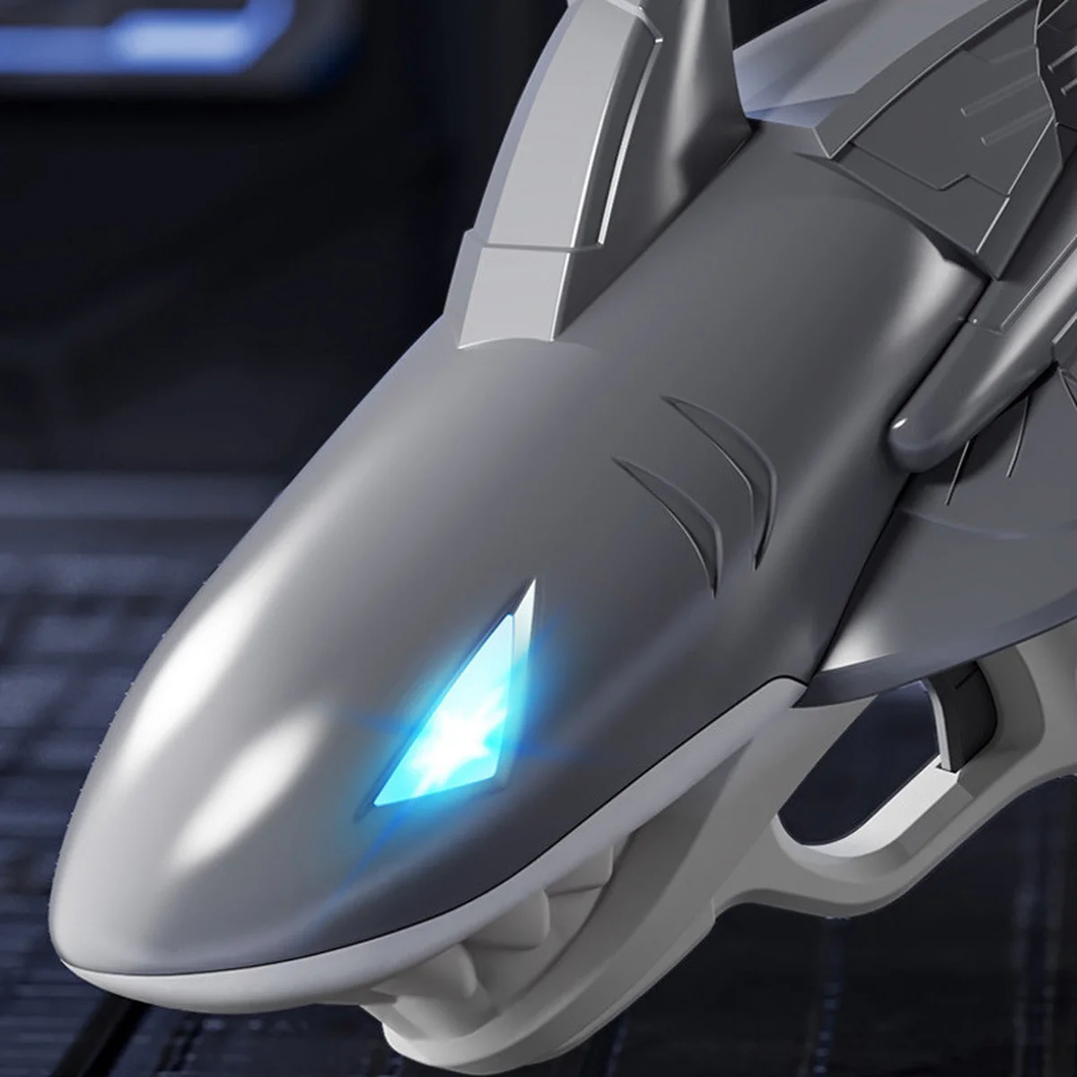 Водный аккумуляторный пистолет Shark Water Gun 185-68 (300ml) with lithium battery Grey