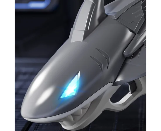 Водний акумуляторний пістолет Shark Water Gun 185-68 (300ml) with lithium battery Grey