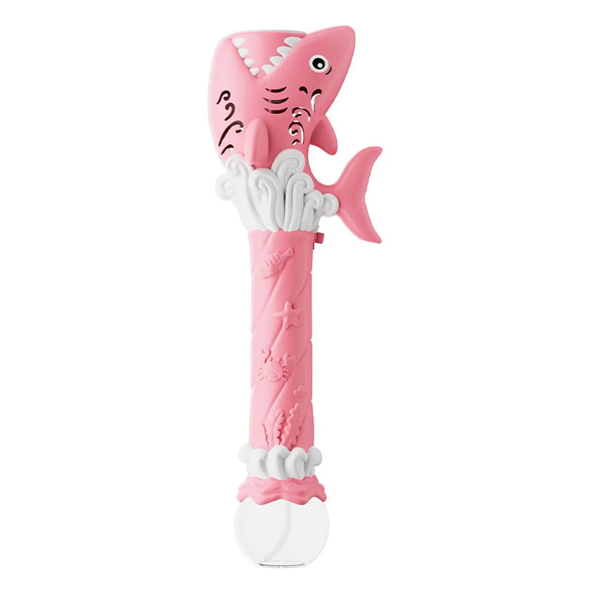 Пістолет з мильними бульбашками H038 Shark+bottle 50ml Pink