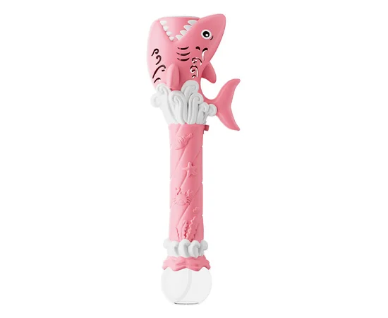 Пистолет с мыльными пузырями H038 Shark + bottle 50ml Pink