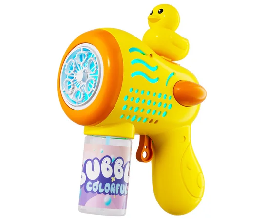 Пістолет із мильними бульбашками H045 Duckling + bottle 50ml Yellow