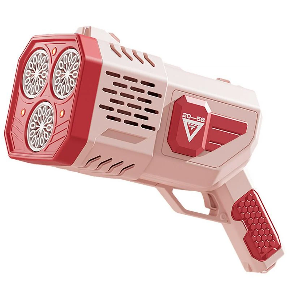 Пистолет с мыльными пузырями SHT 333-16 на 36 отверстий + 2xbottle 150ml Pink