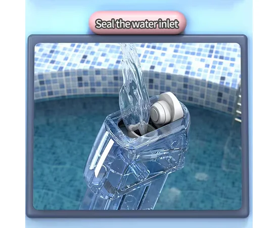 Водяний акумуляторний пістолет Glock Water Gun (250ml) with lithium battery Pink