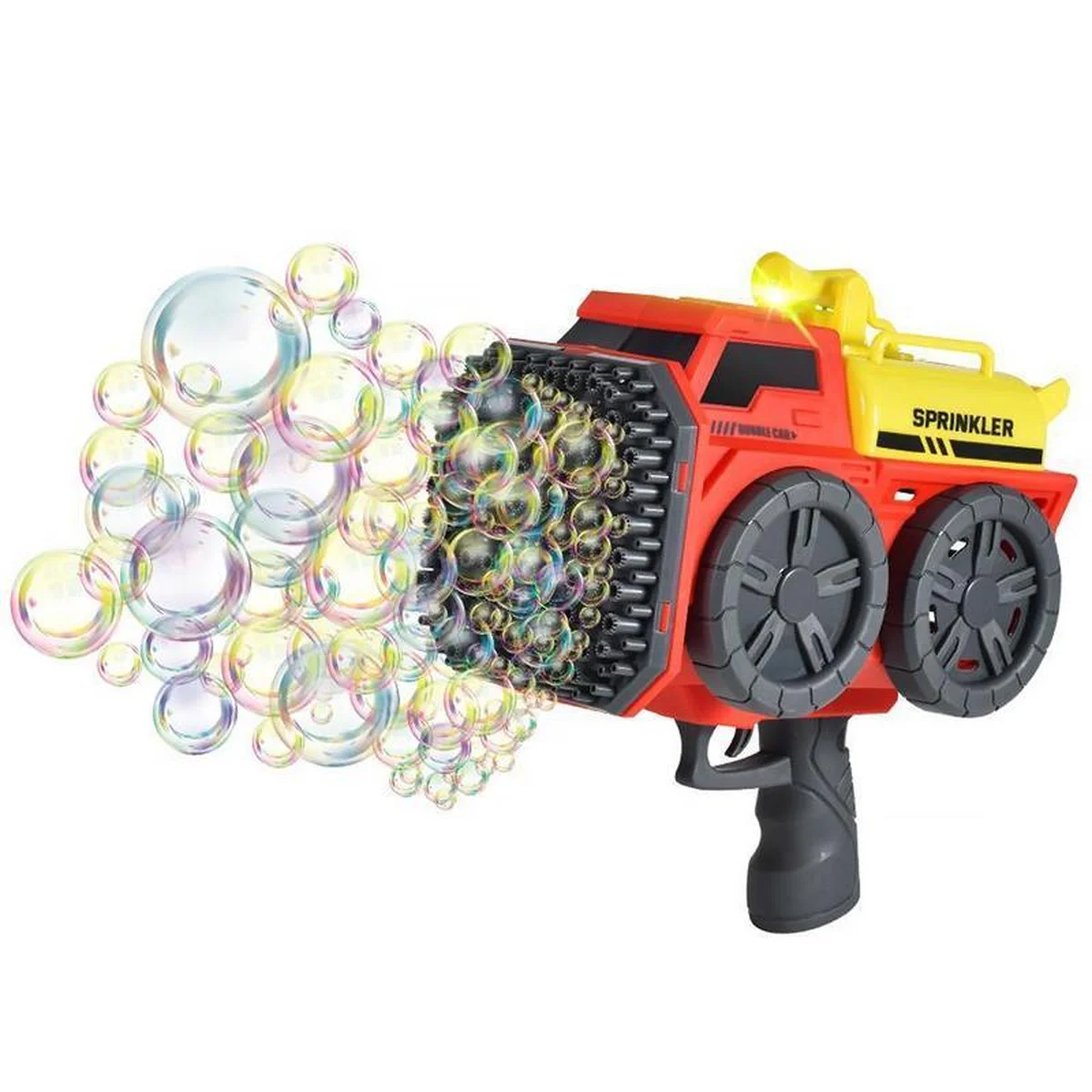 Пистолет с мыльными пузырями SHT KB1295 Truck на 139 отверстий + 2xbottle 60ml Red