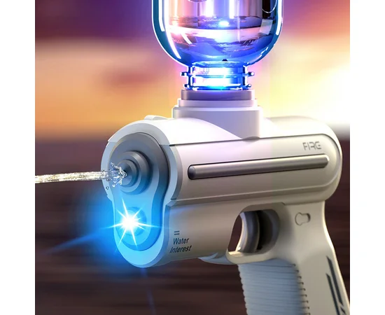 Водный аккумуляторный пистолет Water Gun 9007B (200ml) with lithium battery White