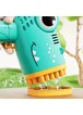 Пістолет для мильних бульбашок Dinosaur Bubble Gun з насадкою на 40 отворів 50ml Green