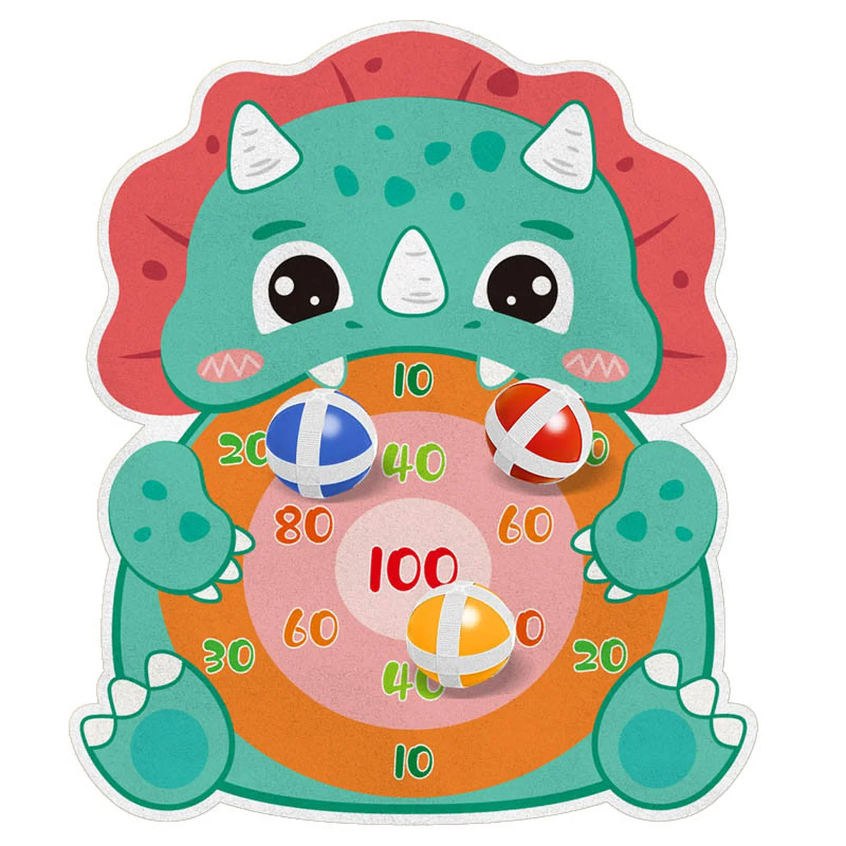 Интерактивная игра Dinosaur Athletics Gun на липучках + мишень Red