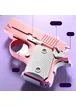 Детский игрушечный пистолет-антистресс Pink / White