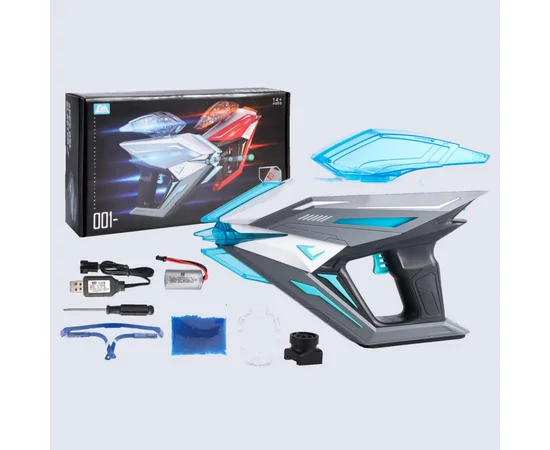 Пистолет на гидрогелевых шариках (орбизах) Gel Energy Space 001 Grey