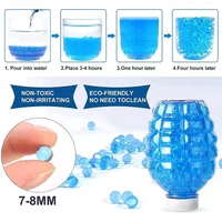 Гидрогелевые шарики (орбизы) 8000 шт. упаковка Blue