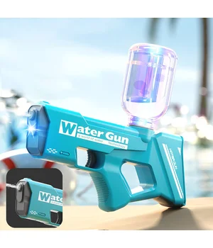 Водный пистолет Water Gun 8001 (200ml) (3xAA не входят в комплект) Light Blue Водный пистолет Water Gun 8001 (200ml) (3xAA не входят в комплект) Light Blue