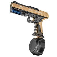 Водный аккумуляторный пистолет Water Gun 66-35 (500ml) with lithium battery Transparent gold