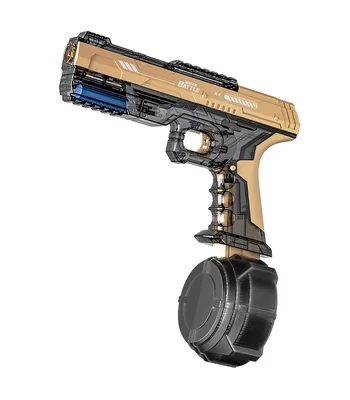 Водный аккумуляторный пистолет Water Gun 66-35 (500ml) with lithium battery Transparent gold