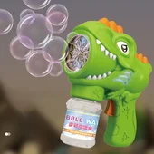 Пистолет с мыльными пузырями H007 Dinosaur + bottle 50ml Green