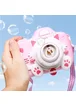 Фотокамера-генератор мыльных пузырей 1001 Kitty Children's camera Pink