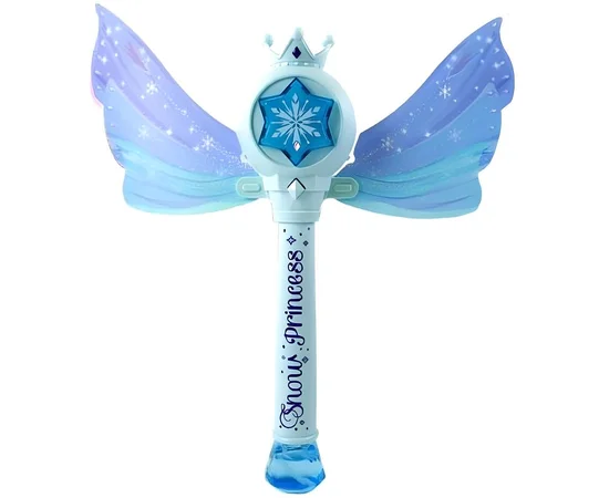 Пістолет із мильними бульбашками SHT 8603 Snow Princess + bottle 130ml Blue