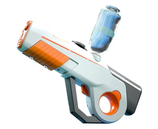 Водний акумуляторний автомат Water Gun 8002C (600ml) with lithium battery White / Orange