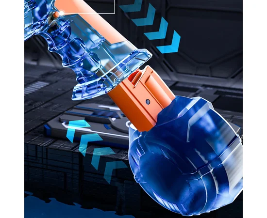 Водяний акумуляторний пістолет Water Gun 66-35 (500ml) with lithium battery Blue / Orange