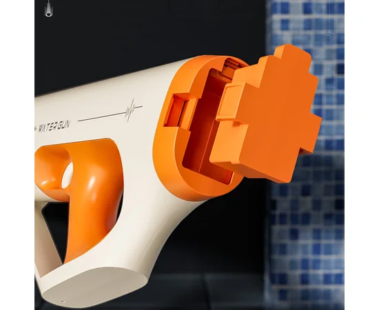 Водний акумуляторний автомат Water Gun 185-66 (400ml) with lithium battery White / Orange