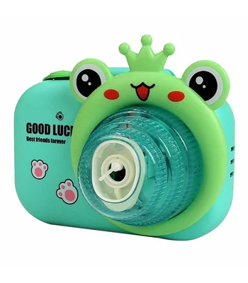 Фотокамера-генератор мильних бульбашок 9996 Children's camera Frog