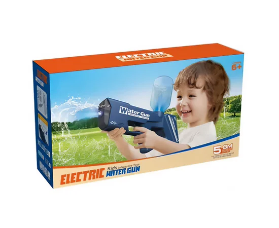 Водний пістолет Water Gun 8001 (200ml) (3xAA не входять до комплекту) Dark Blue