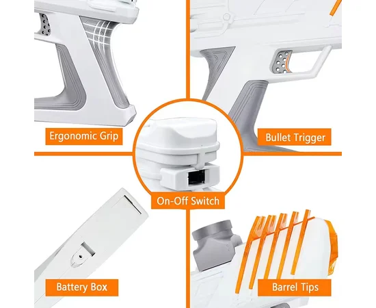 Пістолет на гідрогелевих кульках (орбізах) Gel Energy XS-873 Grey