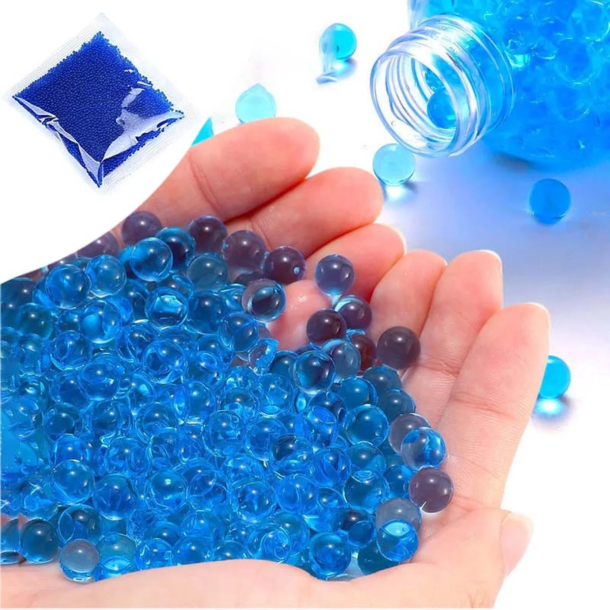 Гидрогелевые шарики (орбизы) 8000 шт. упаковка Blue
