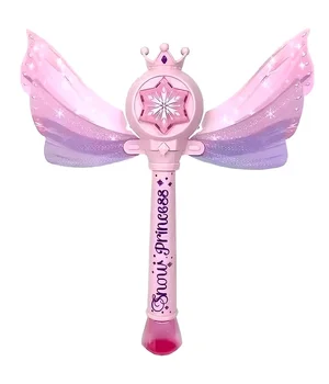 Пистолет с мыльными пузырями SHT 8603 Snow Princess + bottle 130ml Pink