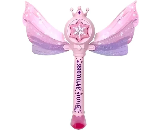 Пистолет с мыльными пузырями SHT 8603 Snow Princess + bottle 130ml Pink