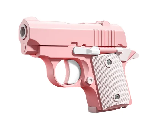 Детский игрушечный пистолет-антистресс Pink / White