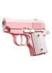 Детский игрушечный пистолет-антистресс Pink / White