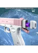 Водяний акумуляторний пістолет Glock Water Gun (250ml) with lithium battery Pink