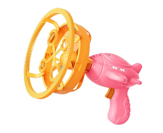 Пістолет для мильних бульбашок H035 Bubble Gun з пропелером 2in1 + bottle 250ml Pink
