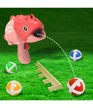 Интерактивная игра Dinosaur Athletics Gun на липучках + мишень Red