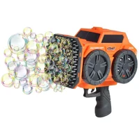 Пистолет с мыльными пузырями SHT KB1294 Car на 139 отверстий + 2xbottle 60ml Orange