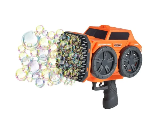 Пістолет з мильними бульбашками SHT KB1294 Car на 139 отворів + 2xbottle 60ml Orange