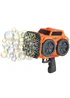 Пистолет с мыльными пузырями SHT KB1294 Car на 139 отверстий + 2xbottle 60ml Orange