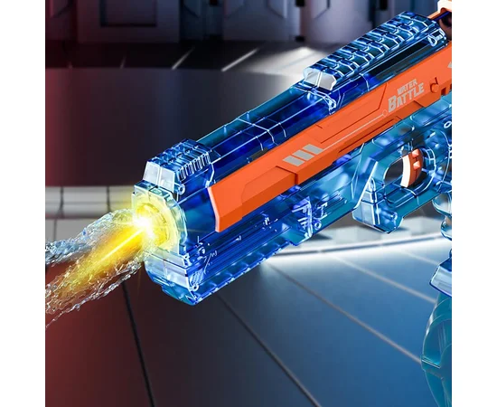Водяний акумуляторний пістолет Water Gun 66-35 (500ml) with lithium battery Blue / Orange