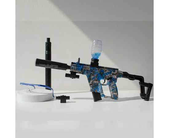 Автомат на гидрогелевых шариках (орбизах) Gel Energy Graffiti Blue