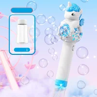 Пистолет с мыльными пузырями H055 Little Unicorn + bottle 50ml Light Blue