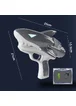 Водний акумуляторний пістолет Shark Water Gun 185-68 (300ml) with lithium battery Grey
