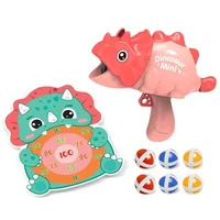 Интерактивная игра Dinosaur Athletics Gun на липучках + мишень Red
