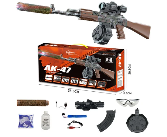 Автомат на гидрогелевых шариках (орбизах) AK-47 Camouflage