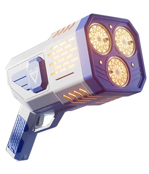 Пистолет с мыльными пузырями SHT 333-16 на 36 отверстий + 2xbottle 150ml Blue