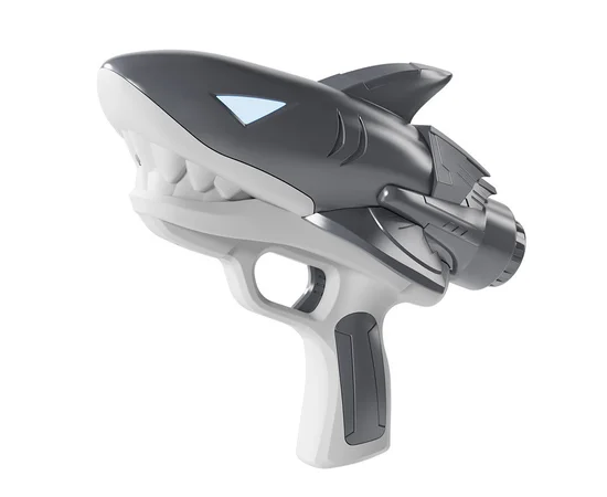 Водний акумуляторний пістолет Shark Water Gun 185-68 (300ml) with lithium battery Grey