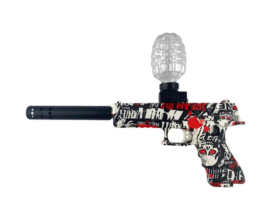 Пістолет на гідрогелевих кульках (орбізах) Glokk Black / Red