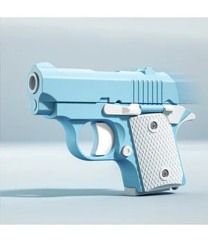 Детский игрушечный пистолет-антистресс Blue / White